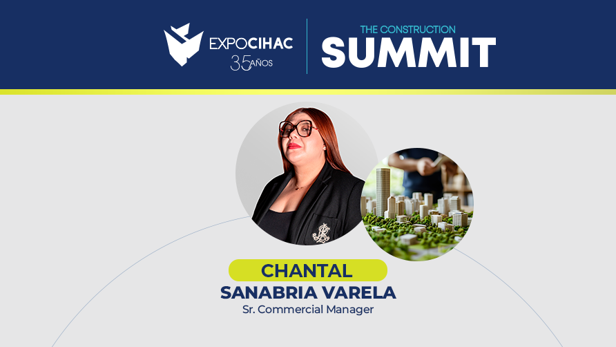 Chantal Sanabria en Expo CIHAC