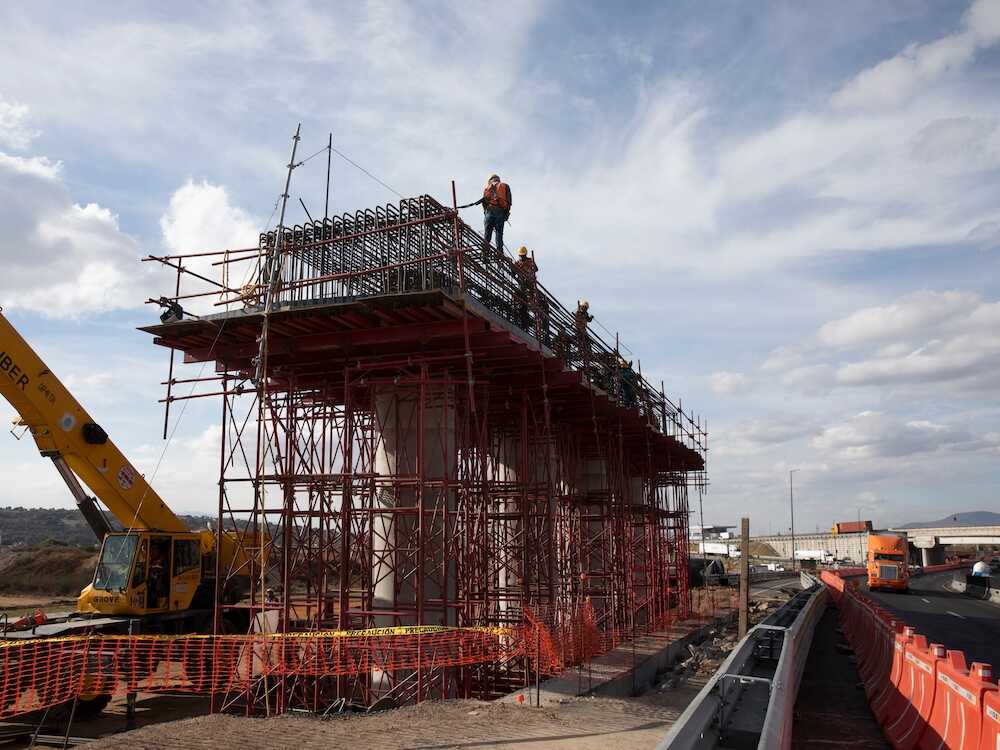 infraestructura vial en proceso