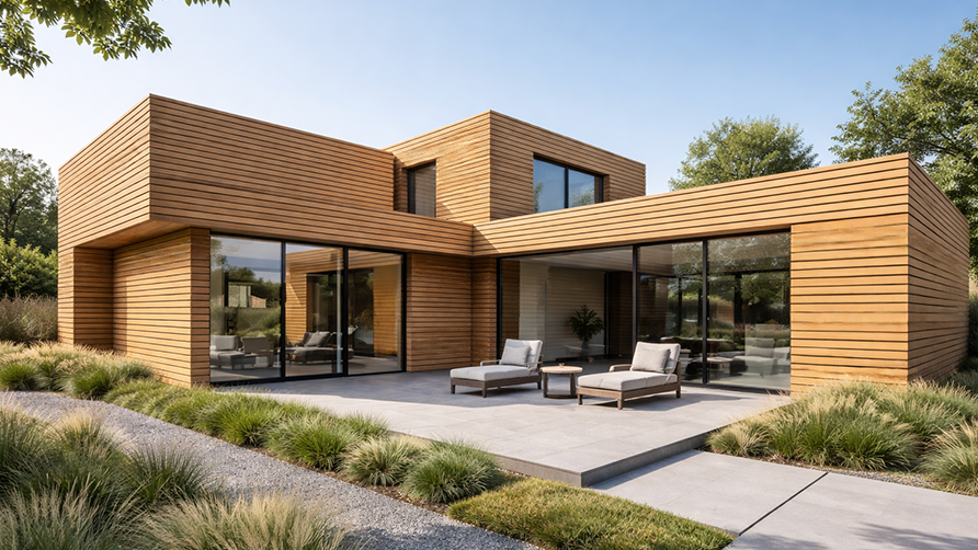 listones de madera a presion