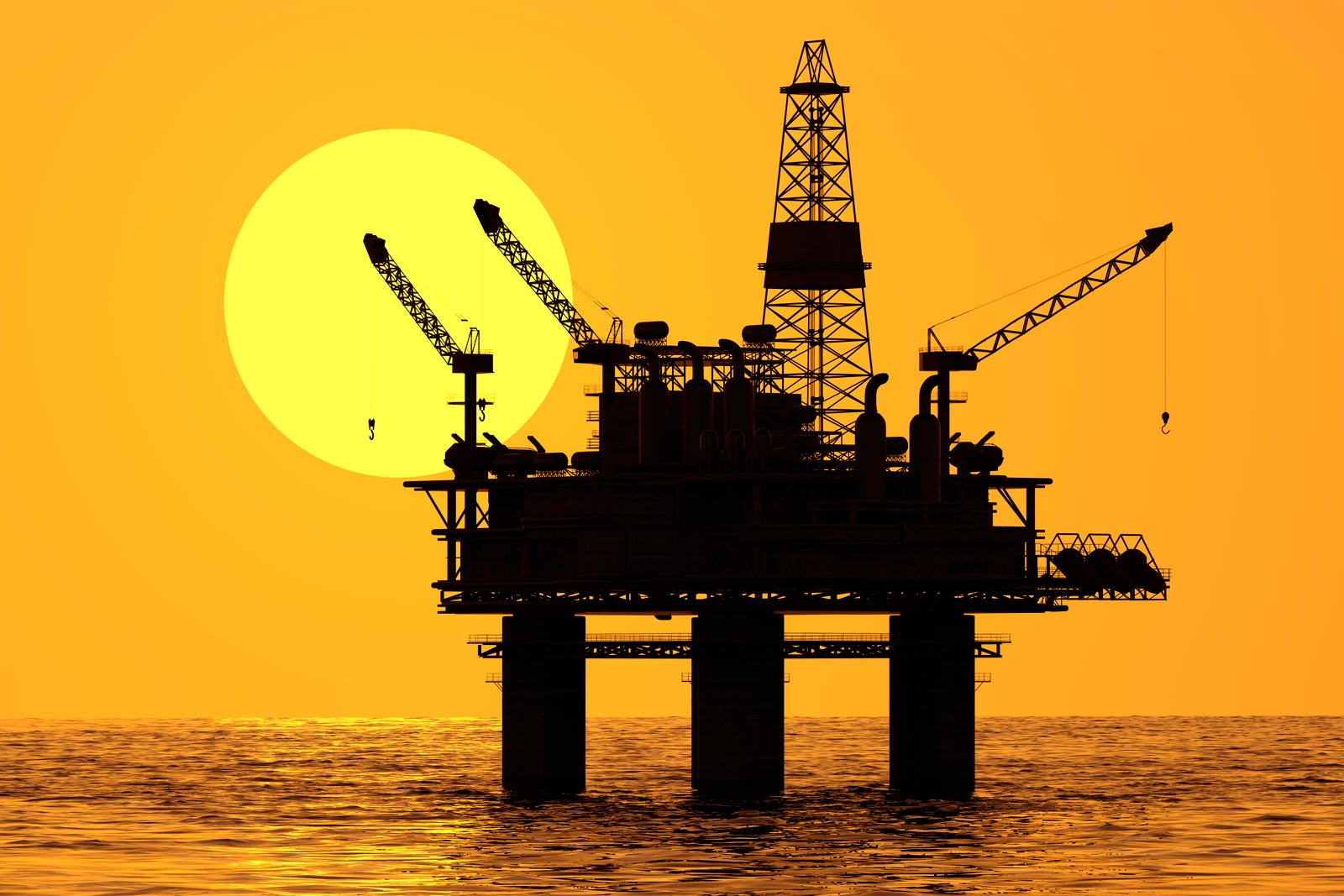 plataforma petrolera marítima