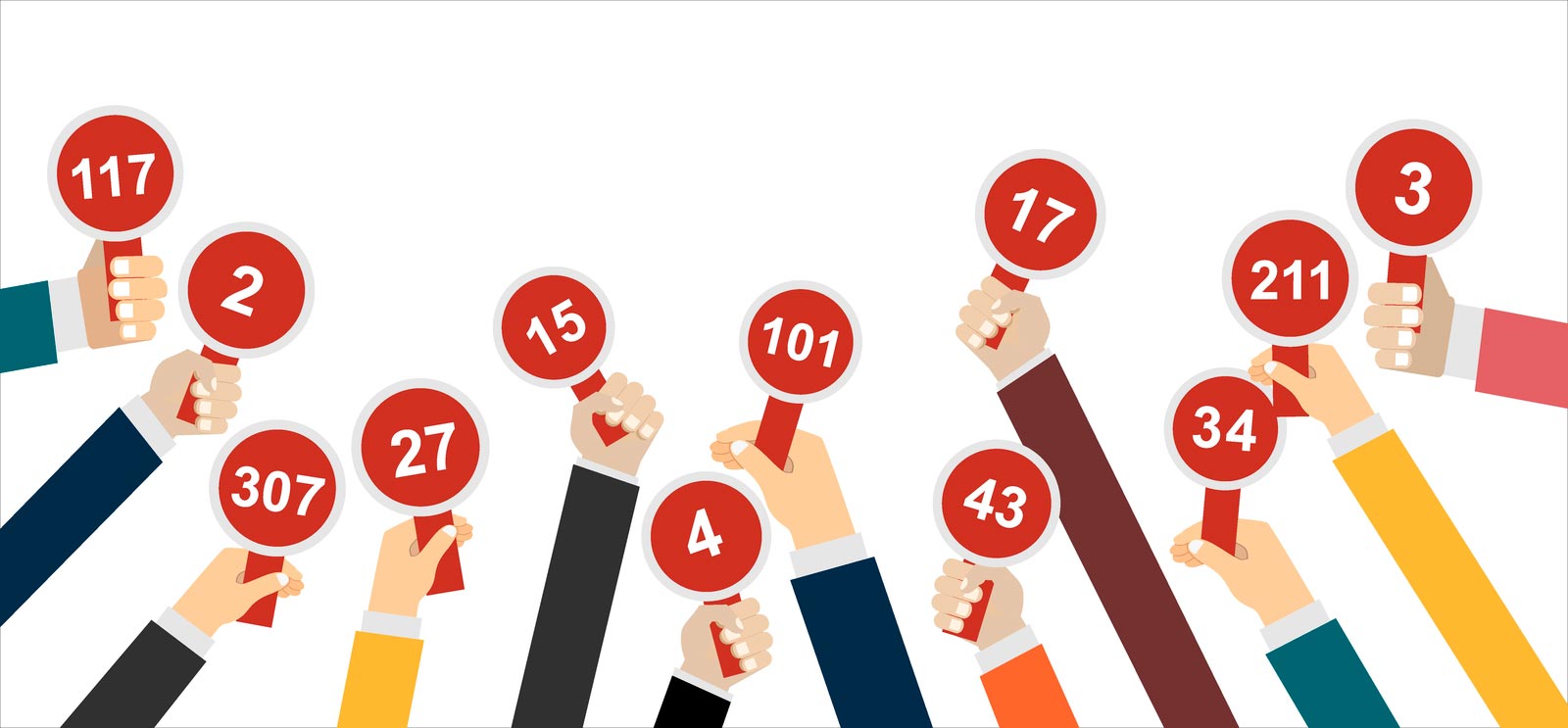 oferentes de subastas